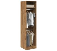 Berkfield Home Wardrobe Artisian Oak 50x50x200 cm Engineered Wood in Brown | Size: 50 x 50 x 200 cm Berkfield Home Brown 50 x 50 x 200 cm
