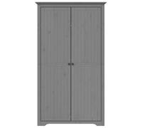 Berkfield Home Wardrobe BODO Grey 101x52x176.5 cm Solid Wood Pine Berkfield Home Grey 101x52x176.5 cm