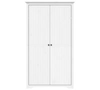 Berkfield Home Wardrobe BODO White 101x52x176.5 cm Solid Wood Pine Berkfield Home White 101x52x176.5 cm
