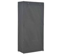 Berkfield Home Wardrobe Grey 79x40x170 cm Fabric | Size: 79 x 40 x 170 cm Berkfield Home Grey 79 x 40 x 170 cm