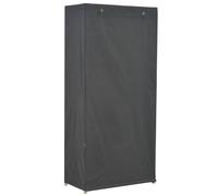 Berkfield Home Wardrobe Grey 79x40x170 cm Fabric | Size: 79 x 40 x 170 cm Berkfield Home Grey 79 x 40 x 170 cm