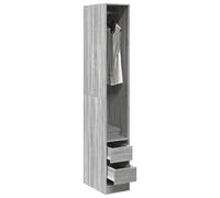 Berkfield Home Wardrobe Grey Sonoma 30x50x200 cm Engineered Wood | Size: 30 x 50 x 200 cm Berkfield Home Grey 30 x 50 x 200 cm