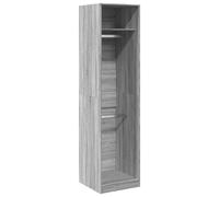 Berkfield Home Wardrobe Grey Sonoma 50x50x200 cm Engineered Wood | Size: 50 x 50 x 200 cm Berkfield Home Grey 50 x 50 x 200 cm