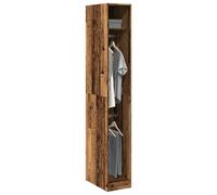 Berkfield Home Wardrobe Old Wood 30x50x200 cm Engineered Wood in Brown | Size: 30 x 50 x 200 cm Berkfield Home Brown 30 x 50 x 200 cm
