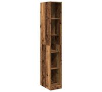 Berkfield Home Wardrobe Old Wood 30x50x200 cm Engineered Wood in Brown | Size: 30 x 50 x 200 cm Berkfield Home Brown 30 x 50 x 200 cm