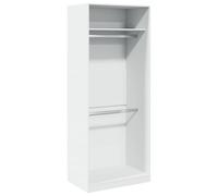 Berkfield Home Wardrobe White 80x50x200 cm Engineered Wood | Size: 80 x 50 x 200 cm Berkfield Home White 80 x 50 x 200 cm