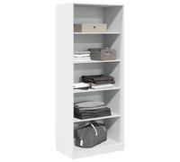 Berkfield Home Wardrobe White 80x50x200 cm Engineered Wood | Size: 80 x 50 x 200 cm Berkfield Home White 80 x 50 x 200 cm