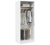 Berkfield Home Wardrobe White 80x50x200 cm Engineered Wood | Size: 80 x 50 x 200 cm Berkfield Home White 80 x 50 x 200 cm