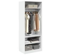 Berkfield Home Wardrobe White 80x50x200 cm Engineered Wood | Size: 80 x 50 x 200 cm Berkfield Home White 80 x 50 x 200 cm