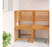 Berkfield Home Warm Garden Chair Corner Solid Wood Acacia in Brown Berkfield Home Brown