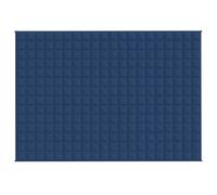 Berkfield Home Weighted Blanket Blue 137x200 cm Single 6 kg Fabric Berkfield Home Blue 137x200 cm