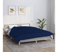 Berkfield Home Weighted Blanket Blue 200x200 cm 9 kg Fabric Berkfield Home Blue 200x200 cm