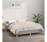 Berkfield Home Weighted Blanket Light Cream 120x180 cm 5 kg Fabric Berkfield Home Cream 120x180 cm