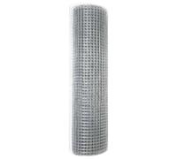 Berkfield Home Welded Wire Fence 0.4 x 50 m Galvanised Steel in Silver Berkfield Home Silver
