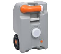 Berkfield Home Wheeled Water Tank for Camping 25 L Grey Berkfield Home Multicolor
