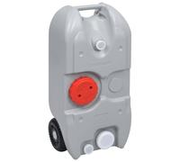 Berkfield Home Wheeled Water Tank for Camping 40 L Grey Berkfield Home Grey