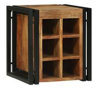 Berkfield Home Wine Rack 34.5x35x39 cm Solid Wood Acacia in Brown Berkfield Home Brown 34.5x35x39 cm