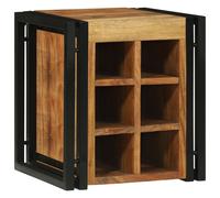 Berkfield Home Wine Rack 34.5x35x39 cm Solid Wood Acacia in Brown Berkfield Home Brown 34.5x35x39 cm