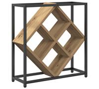 Berkfield Home Wine Rack Artisan Oak 51x18x52, 5 cm Engineered Wood in Brown Berkfield Home Brown