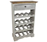 Berkfield Home Wine Rack Solid Reclaimed Wood 55x23x85 cm in Brown | Size: 55 x 23 x 85 cm Berkfield Home Brown 55 x 23 x 85 cm