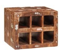 Berkfield Home Wine Rack Wall-mounted with Storage Brown Berkfield Home Brown