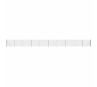 Berkfield Home Wire Mesh Fence with Spike Anchors Anthracite 1.4x25 m in Black Berkfield Home Black
