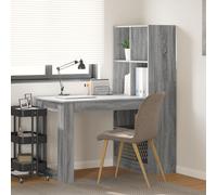 Berkfield Home with Shelf with Storage Grey Sonoma 122 x 67 x 145 cm Berkfield Home Grey 122 x 67 x 145 cm
