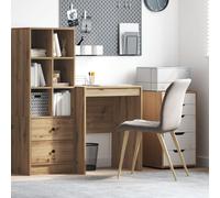 Berkfield Home Writing Desk Artisan oak Engineered wood 60 x 50 x 76 cm in Brown Berkfield Home Brown 60 x 50 x 76 cm