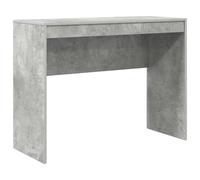 Berkfield Home Writing Desk Concrete grey Particle board with concrete grey finish Berkfield Home Grey