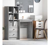 Berkfield Home Writing Desk Grey Sonoma Particle board 60 x 40 x 76 cm Berkfield Home Grey 60 x 40 x 76 cm