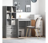 Berkfield Home Writing Desk Grey sonoma Particle board 60 x 50 x 76 cm Simple Berkfield Home Grey 60 x 50 x 76 cm