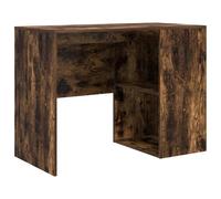 Berkfield Home Writing Desk Smoked Oak Engineered wood Medium Writing Desk in Brown Berkfield Home Brown