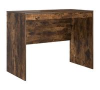 Berkfield Home Writing Desk Smoked Oak Particle board 100 x 50 x 76 cm Durable in Brown Berkfield Home Brown 100 x 50 x 76 cm