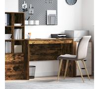 Berkfield Home Writing Desk Smoked Oak Particle board 100 x 50 x 76 cm Durable in Brown Berkfield Home Brown 100 x 50 x 76 cm