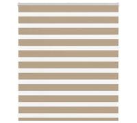 Berkfield Home Zebra Blind Sand Brown 125x150 cm Fabric Width 120.9 cm Polyester Berkfield Home Brown 125x150 cm