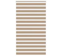 Berkfield Home Zebra Blind Sand Brown 125x200 cm Fabric Width 120.9 cm Polyester Berkfield Home Brown 125x200 cm