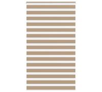 Berkfield Home Zebra Blind Sand Brown 125x230 cm Fabric Width 120.9 cm Polyester Berkfield Home Brown 125x230 cm