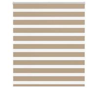 Berkfield Home Zebra Blind Sand Brown 130x150 cm Fabric Width 125.9 cm Polyester Berkfield Home Brown 130x150 cm