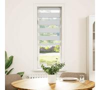Berkfield Home Zebra Blind White 40x100 cm Fabric Width 35.9 cm Polyester Berkfield Home White 40x100 cm