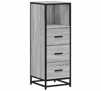 Berkfield Industrial Bathroom Cabinet Grey Sonoma 35X37.5X100 Cm Engineered Wood