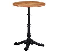 Berkfield Industrial Bistro Table Leg Black 52X52X72 Cm Cast Iron