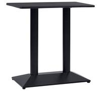 Berkfield Industrial Bistro Table Leg Black 70X40X72 Cm Cast Iron