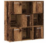 Berkfield Industrial Bookshelf Old Wood 90X28X90 Cm Engineered Wood