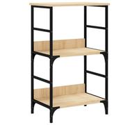 Berkfield Industrial Bookshelf Sonoma Oak 50X33X82 Cm Engineered Wood