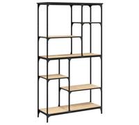 Berkfield Industrial Bookshelf Sonoma Oak 99X35.5X176 Cm Engineered Wood And Steel