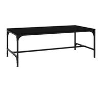 Berkfield Industrial Coffee Table Black 100X50X35 Cm Engineered Wood