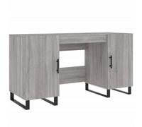 Berkfield Industrial Desk Grey Sonoma 140X50X75 Cm Engineered Wood
