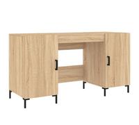 Berkfield Industrial Desk Sonoma Oak 140X50X75 Cm Engineered Wood