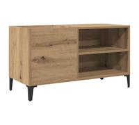 Berkfield Industrial Record Cabinet Artisan Oak 84.5X38X48 Cm Engineered Wood