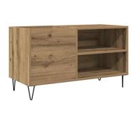 Berkfield Industrial Record Cabinet Artisan Oak 84.5X38X48 Cm Engineered Wood